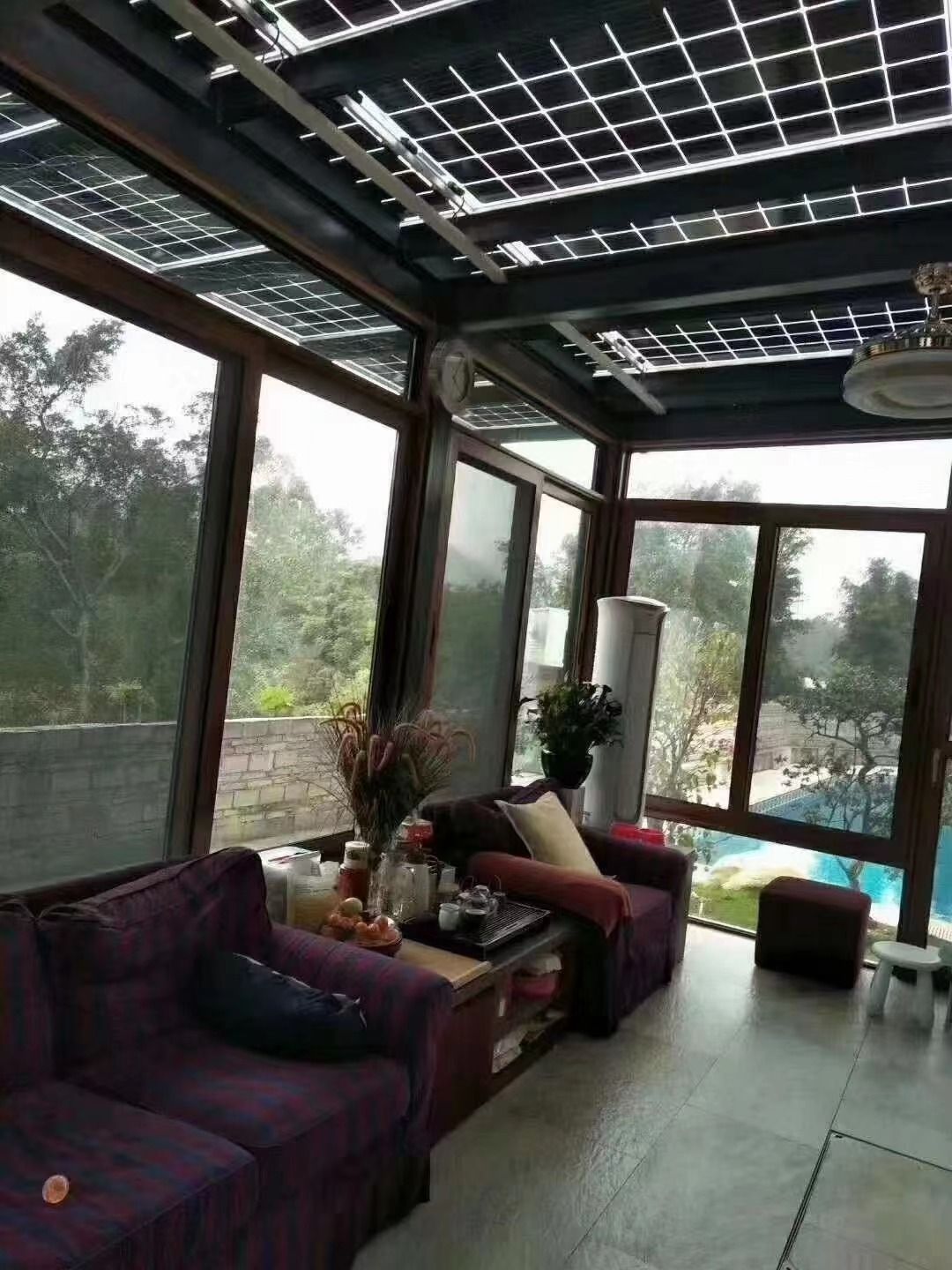 鄂州20kw+15kwh智能AI别墅太阳能发电系统